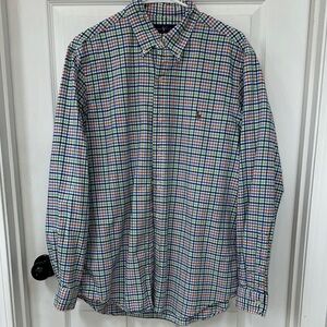 Ralph Lauren Multicolor Checkered Men's Shirt size large